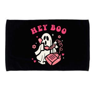 Hey Boo Ghost Halloween Microfiber Hand Towel