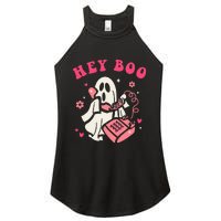 Hey Boo Ghost Halloween Women's Perfect Tri Rocker Tank