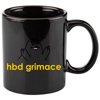 Happy Birthday Grimace HBD Funny Fast Food Meme 11oz C Handle Ceramic Mug