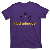 Happy Birthday Grimace HBD Funny Fast Food Meme T-Shirt