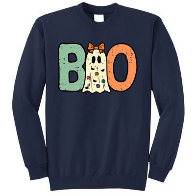 Halloween Boo Ghost Cute Costume Tall Sweatshirt