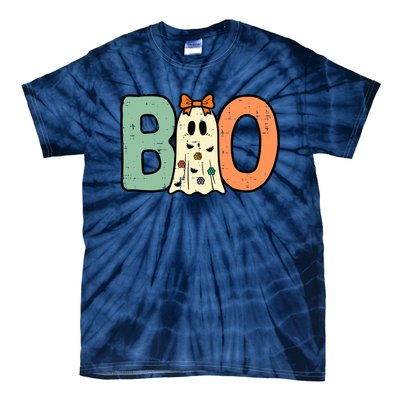 Halloween Boo Ghost Cute Costume Tie-Dye T-Shirt