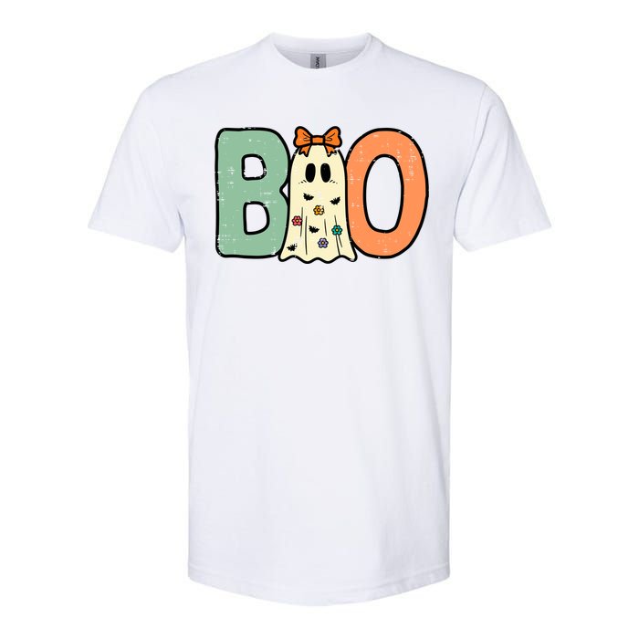 Halloween Boo Ghost Cute Costume Softstyle CVC T-Shirt