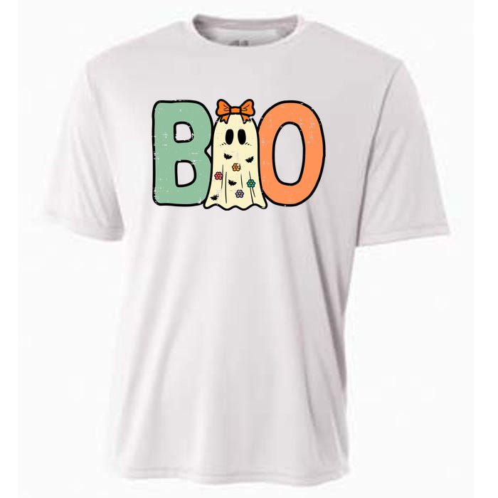 Halloween Boo Ghost Cute Costume Cooling Performance Crew T-Shirt