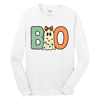 Halloween Boo Ghost Cute Costume Tall Long Sleeve T-Shirt