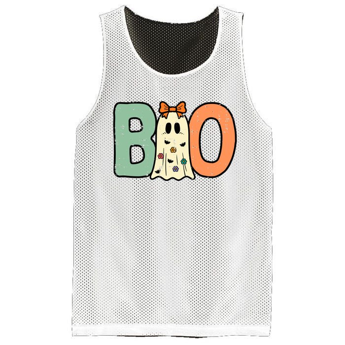 Halloween Boo Ghost Cute Costume Mesh Reversible Basketball Jersey Tank