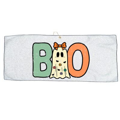 Halloween Boo Ghost Cute Costume Large Microfiber Waffle Golf Towel