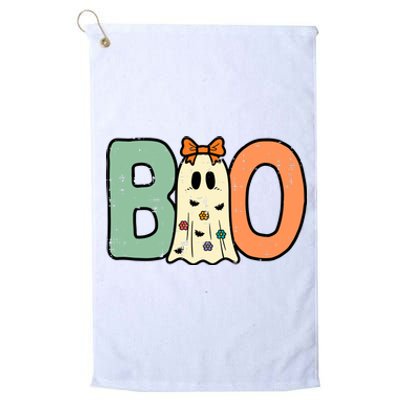 Halloween Boo Ghost Cute Costume Platinum Collection Golf Towel