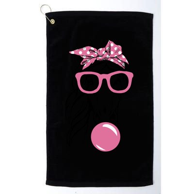 Horse Bandana Glasses Buble Gum For Horseback Riding Horse Cool Gift Golf Towel