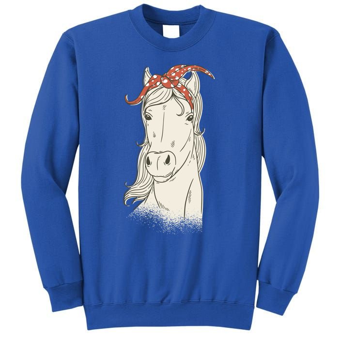 Horse Bandana Graphics Horseback Riding Funny Horse Lover Great Gift Sweatshirt