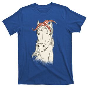 Horse Bandana Graphics Horseback Riding Funny Horse Lover Great Gift T-Shirt