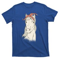 Horse Bandana Graphics Horseback Riding Funny Horse Lover Great Gift T-Shirt