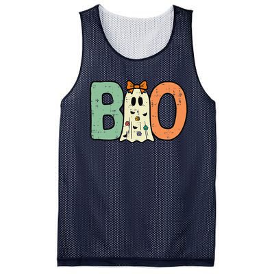 Halloween Boo Ghost Cute Mesh Reversible Basketball Jersey Tank