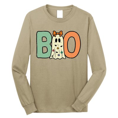 Halloween Boo Ghost Cute Long Sleeve Shirt