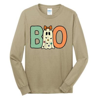 Halloween Boo Ghost Cute Tall Long Sleeve T-Shirt