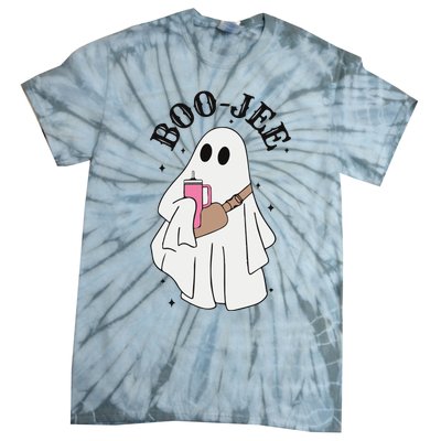 Halloween Boo Ghost Spooky Season Tie-Dye T-Shirt