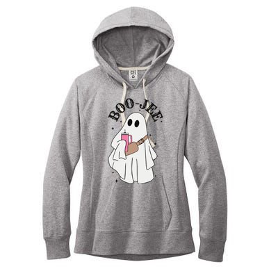 Halloween Boo Ghost Spooky Season Women's Fleece Hoodie