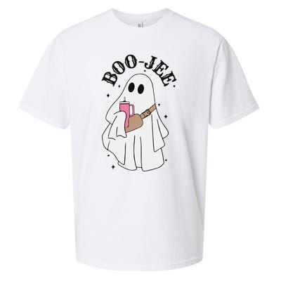 Halloween Boo Ghost Spooky Season Sueded Cloud Jersey T-Shirt