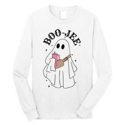 Halloween Boo Ghost Spooky Season Long Sleeve Shirt