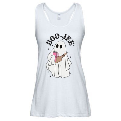 Halloween Boo Ghost Spooky Season Ladies Essential Flowy Tank