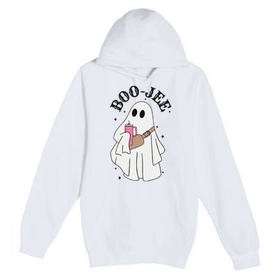 Halloween Boo Ghost Spooky Season Premium Pullover Hoodie