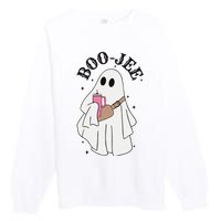 Halloween Boo Ghost Spooky Season Premium Crewneck Sweatshirt