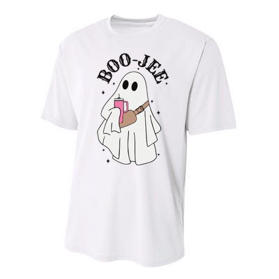 Halloween Boo Ghost Spooky Season Performance Sprint T-Shirt