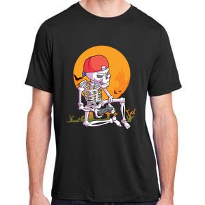 Halloween Boy Gamer Gaming Skeleton Boy Adult ChromaSoft Performance T-Shirt