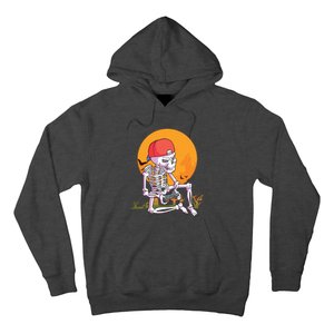 Halloween Boy Gamer Gaming Skeleton Boy Hoodie