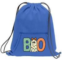 Halloween Boo Ghost Cute Costume Sweatshirt Cinch Pack Bag