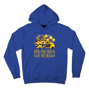 Honey Bee Gnome Hives Truck For Beekeeper King And Queen Funny Gift Hoodie