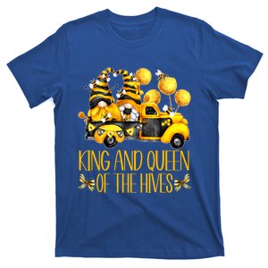 Honey Bee Gnome Hives Truck For Beekeeper King And Queen Funny Gift T-Shirt