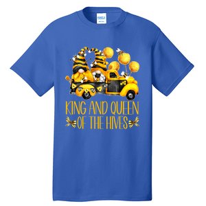 Honey Bee Gnome Hives Truck For Beekeeper King And Queen Funny Gift Tall T-Shirt