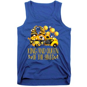 Honey Bee Gnome Hives Truck For Beekeeper King And Queen Funny Gift Tank Top