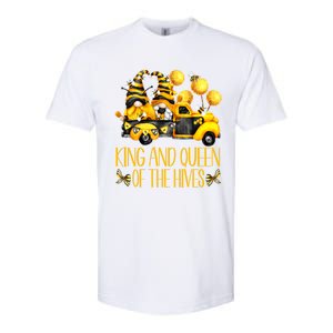 Honey Bee Gnome Hives Truck For Beekeeper King And Queen Funny Gift Softstyle CVC T-Shirt