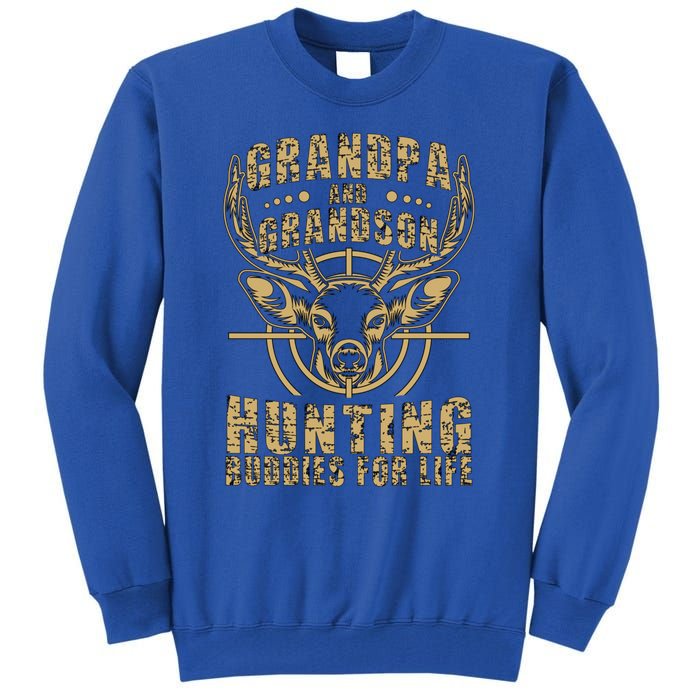 Hunting Buddy Grandpa And Grandson Hunting Buddies Gift Tall Sweatshirt