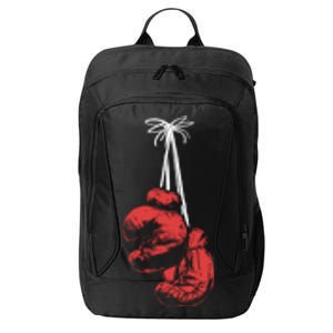 Hanging Boxing Gloves Boxer Boxing Gift City Backpack