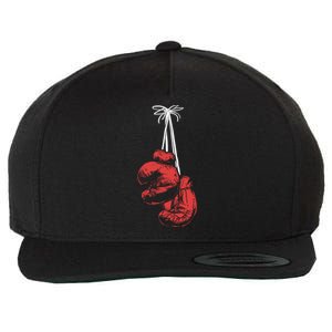 Hanging Boxing Gloves Boxer Boxing Gift Wool Snapback Cap