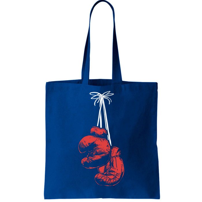 Hanging Boxing Gloves Boxer Boxing Gift Tote Bag