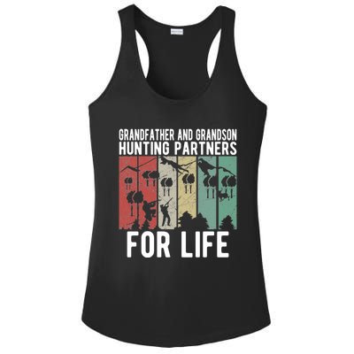 Hunting Buddy Grandpa And Grandson Hunting Buddies Gift Ladies PosiCharge Competitor Racerback Tank