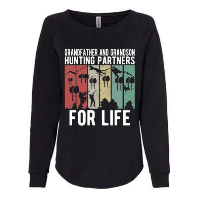 Hunting Buddy Grandpa And Grandson Hunting Buddies Gift Womens California Wash Sweatshirt