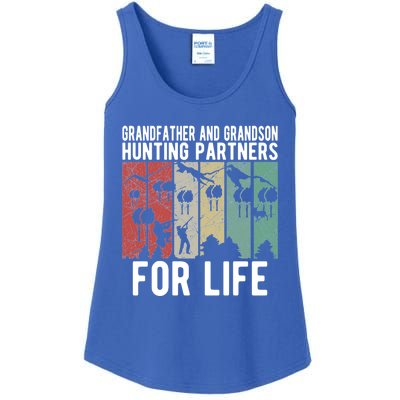 Hunting Buddy Grandpa And Grandson Hunting Buddies Gift Ladies Essential Tank