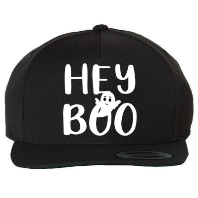 Hey Boo Gift Wool Snapback Cap