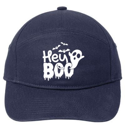 Hey Boo Gift 7-Panel Snapback Hat