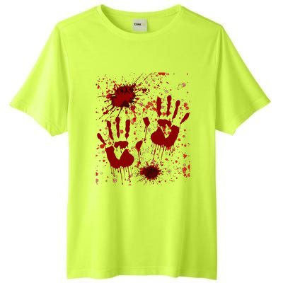 Help Bloody Halloween Costume Blood Matching Tall Fusion ChromaSoft Performance T-Shirt