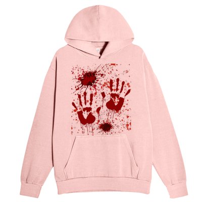 Help Bloody Halloween Costume Blood Matching Urban Pullover Hoodie