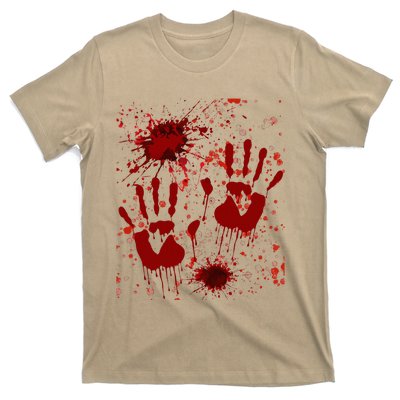 Help Bloody Halloween Costume Blood Matching T-Shirt