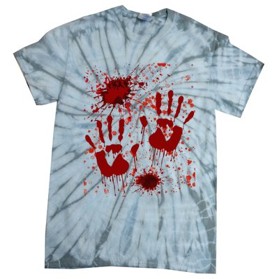 Help Bloody Halloween Costume Blood Matching Tie-Dye T-Shirt