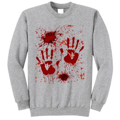 Help Bloody Halloween Costume Blood Matching Sweatshirt