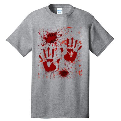 Help Bloody Halloween Costume Blood Matching Tall T-Shirt